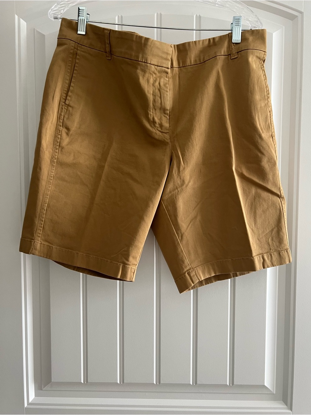 J. Crew Camel/Tan Tailored Bermuda Shorts